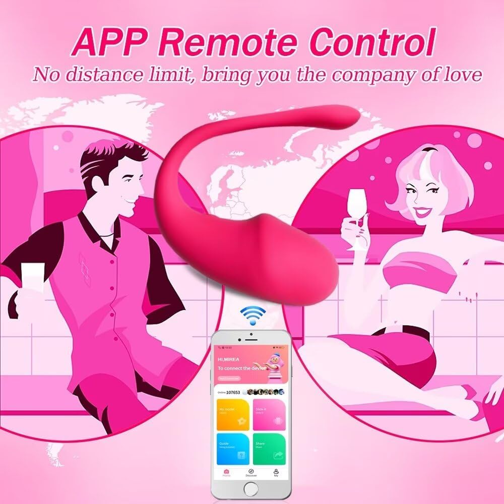 App-Controlled Wearable Couples Vibrator – 10 Vibration Modes, Flexible Fit & Dual-Stimulation Design