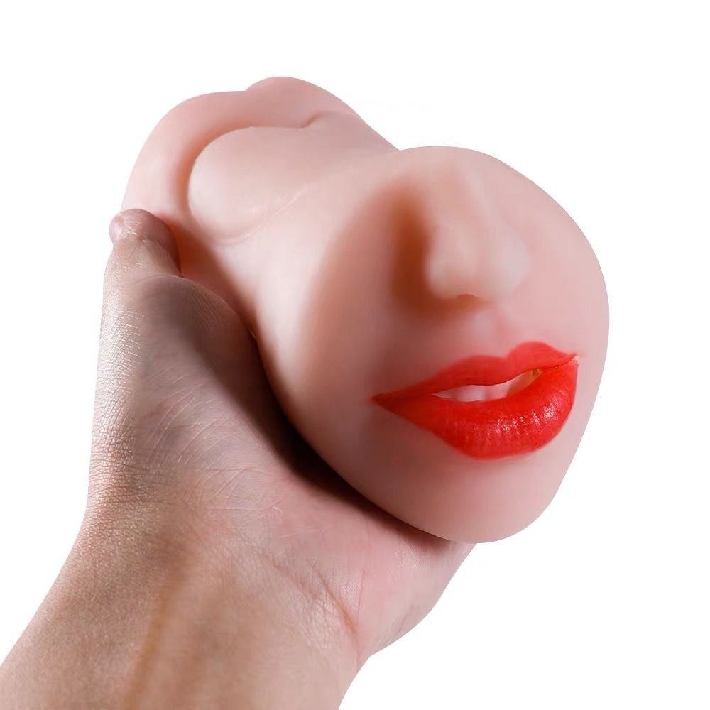 3-in-1 Ultra-Realistic Pleasure Stroker – Mouth, Vaginal & Anal Textures