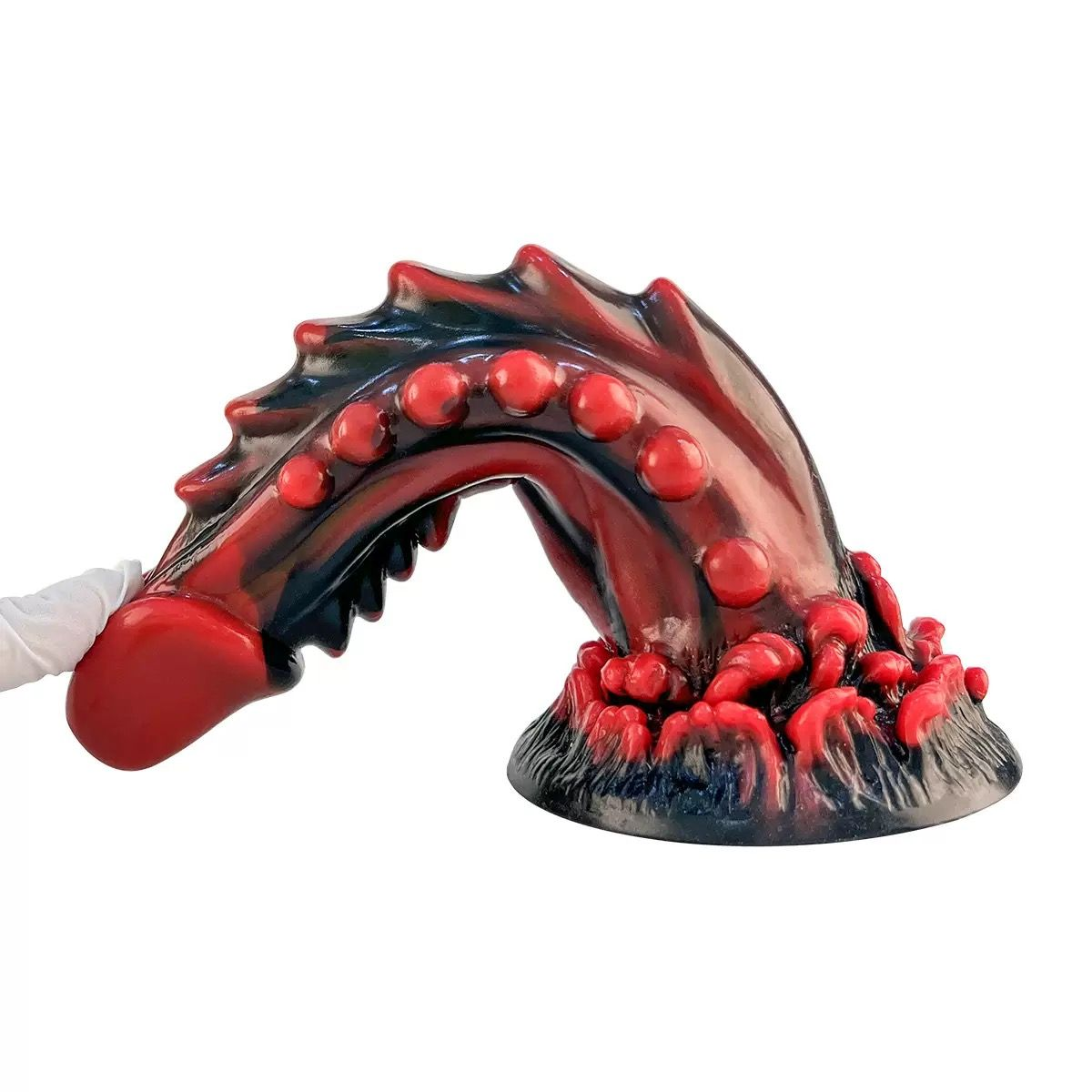 Fantasy Tentacle Textured Dildo with Flexible Shaft & Suction Base