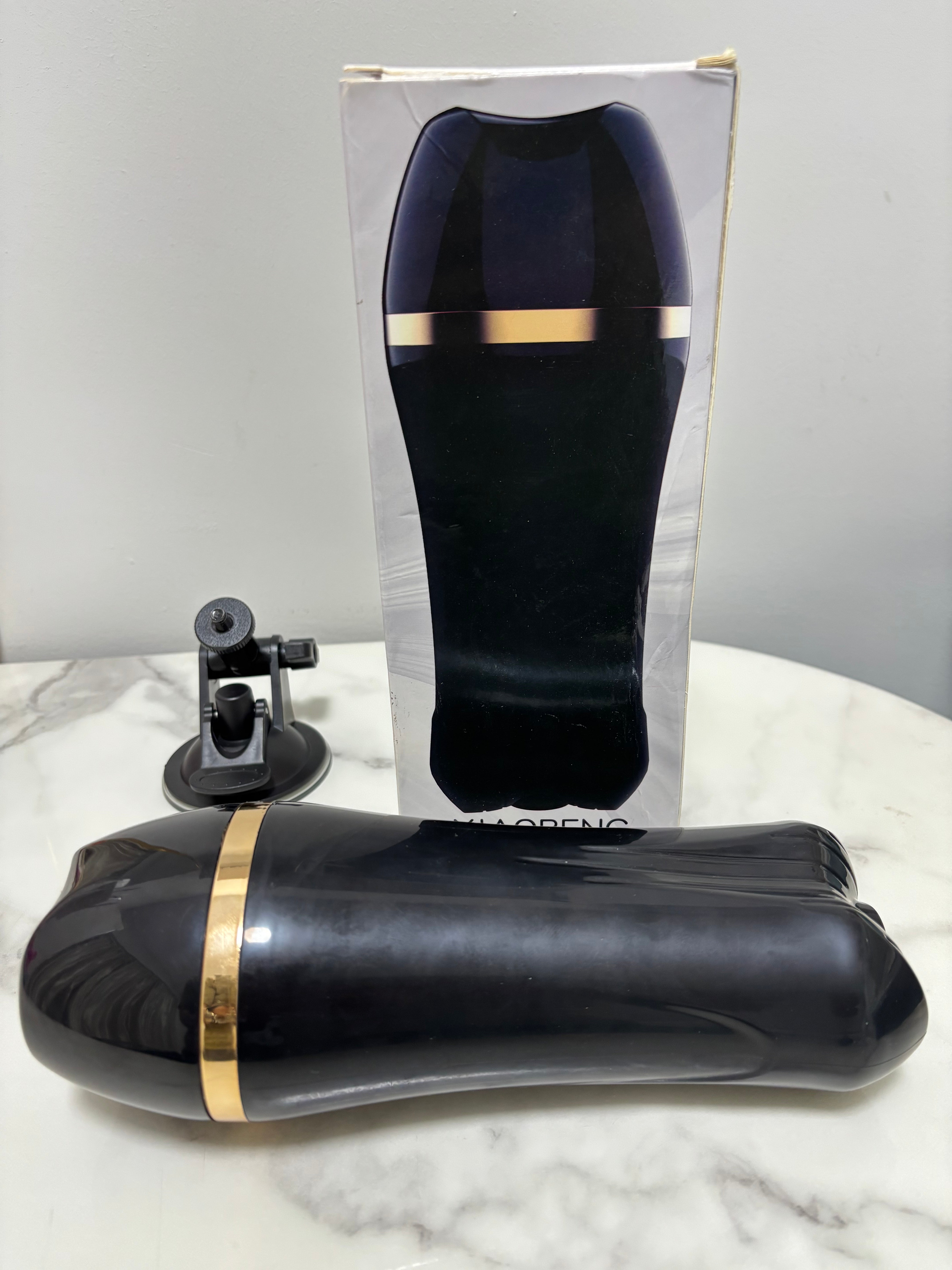 Men’s Suction-Cup Intimate Massager | Soft Realistic Sleeve, Removable & Easy to Clean