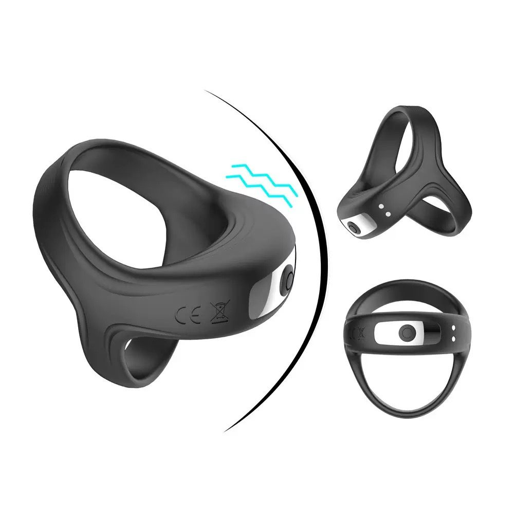 Rechargeable Dual-Ring Couples Vibrating Massager – Secure Fit, One-Button Control & Intimate Comfort