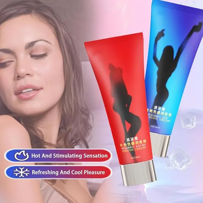 Hyaluronic Acid Cooling Intimate Lubricant Gel 50mL | Silky, Refreshing & Easy to Clean