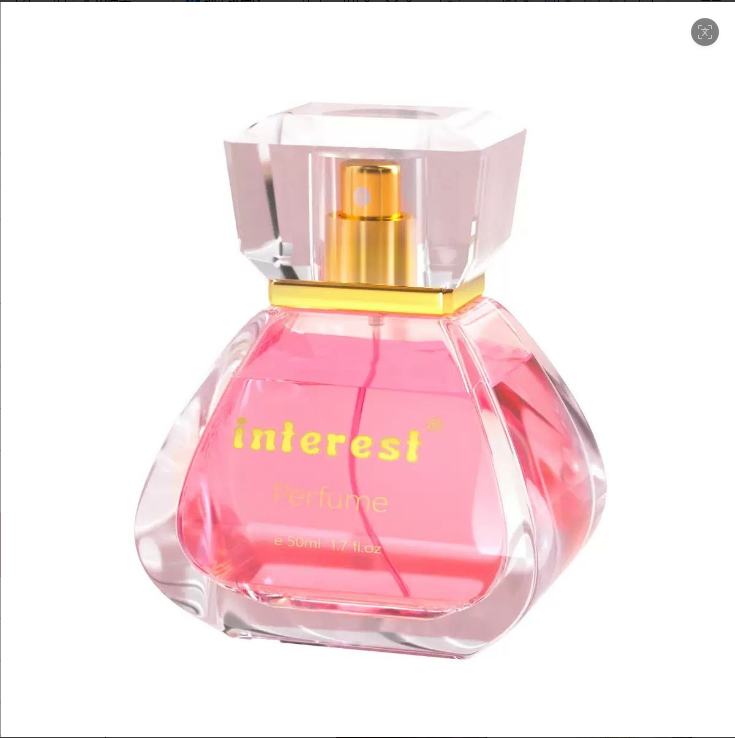 Interest Women’s Allure Perfume 50mL | Elegant Fragrance & Portable Design