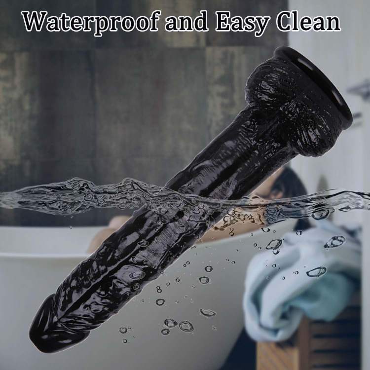 Black manual dildo(قضيب اصطناعي أسود يدوي)