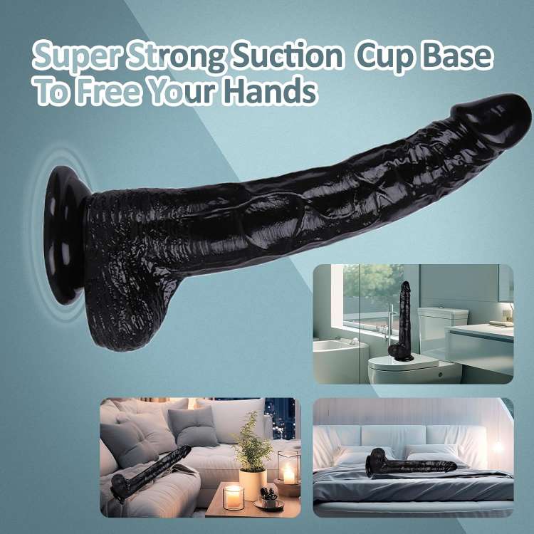 Black manual dildo(قضيب اصطناعي أسود يدوي)