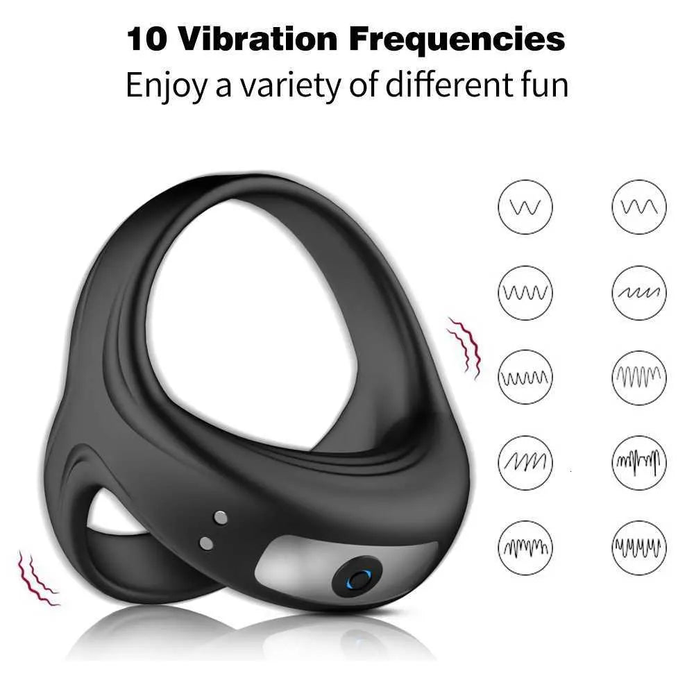 Rechargeable Dual-Ring Couples Vibrating Massager – Secure Fit, One-Button Control & Intimate Comfort